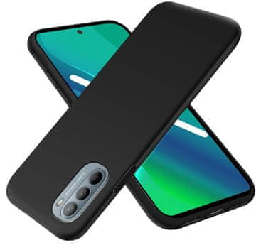 Overboard Tanka maskica za Motorola Moto G51 5G, Slim, crna