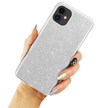 GS Šljokice za iPhone 12/12 Pro, srebrne