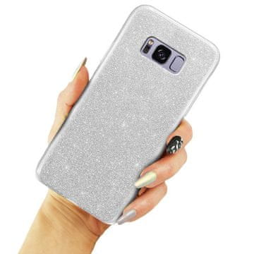 GS Šljokice za Samsung Galaxy S8, srebrne