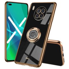 Overboard Set elektro prstenastih maskica za Huawei Nova 8i, crne + staklo
