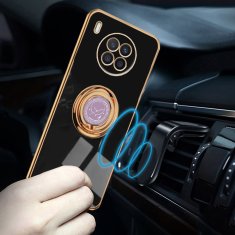 Overboard Set elektro prstenastih maskica za Huawei Nova 8i, crne + staklo