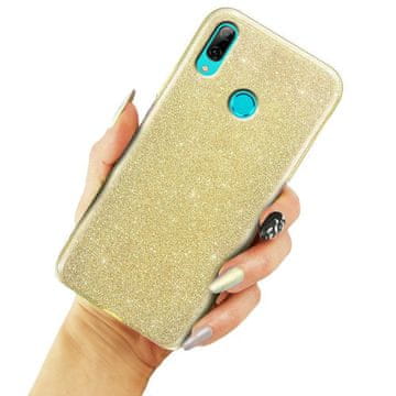 GS Šljokicasta maskica za Huawei P Smart 2019, zlatna