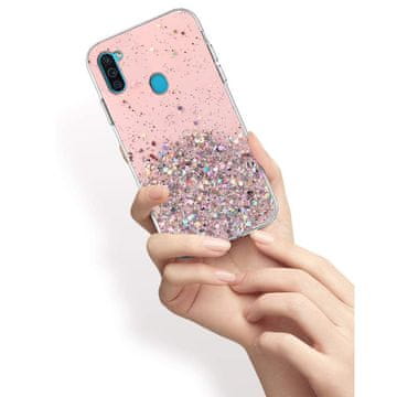 Overboard Futrola za Samsung Galaxy A11 / M11, svjetlucava, roza