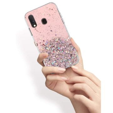 Overboard Maska za Samsung Galaxy A20E, svjetlucava, roza