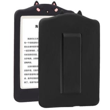 Overboard Futrola za Kindle Paperwhite 4, silikonska futrola s mačkom, crna