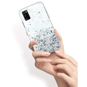 Overboard Futrola za Samsung Galaxy A41, svjetlucava, prozirna