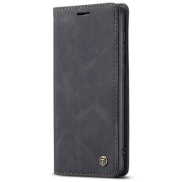 CaseMe Futrola za Samsung Galaxy A53 5G, Kožna futrola-novčanik, Crna