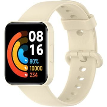 GS Silikonski remen za Xiaomi Redmi Watch 2 Lite, bež