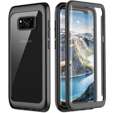 Overboard Futrola za Samsung Galaxy S8+ Plus, otporna na udarce, s folijom, crna