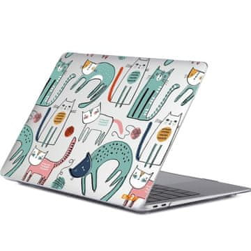 GS ENKAY tvrda futrola za MacBook Air 13 A2337 M1 A2179 A1932, tanke mačke