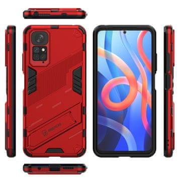GS Futrola za Xiaomi Redmi Note 11/11S, vojnički stalak, crvena