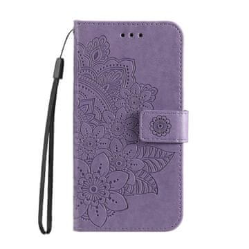 GS Preklopna maskica za Samsung Galaxy A13 4G, Mandala, ljubičasta