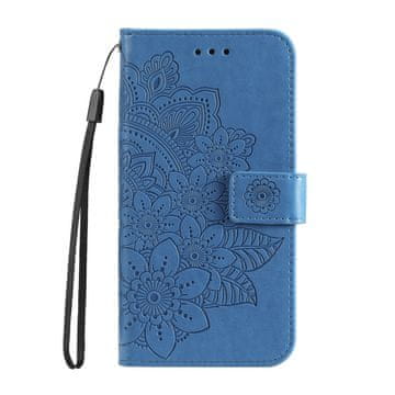 GS Preklopna maskica za Samsung Galaxy A13 4G, Mandala, plava