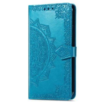 GS Preklopna maskica za Samsung Galaxy A13 4G, Mandala, plava