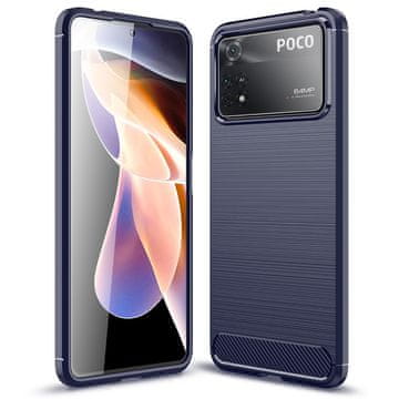 Overboard Futrola za Xiaomi Poco X4 Pro 5G, Karbon, plava