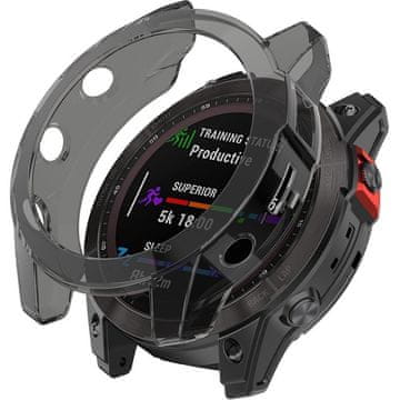 GS Futrola za Garmin Fenix 7X, prozirno crna