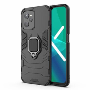 Overboard Realme C35 futrola s prstenom za držanje, crna