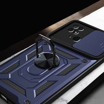 Overboard Oklopna futrola za Xiaomi Redmi 10C, CamShield Slide, tamnoplava