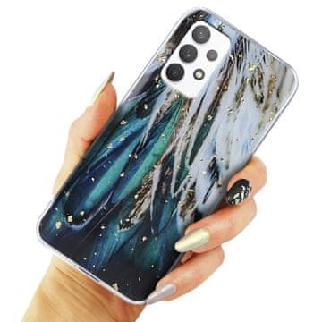 Overboard Zlatna glamurozna maskica za Samsung Galaxy A13 4G, perje