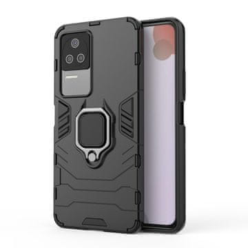 Overboard Futrola za Xiaomi Poco F4 5G, prsten za stalak, crna