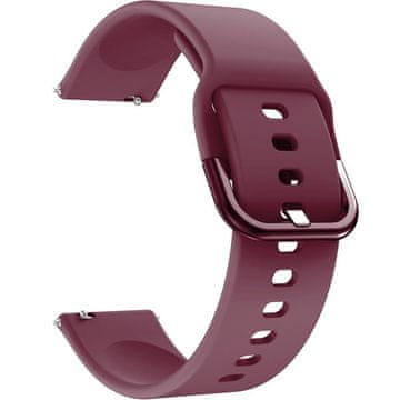 GS Univerzalni silikonski remen 20 mm, bordo