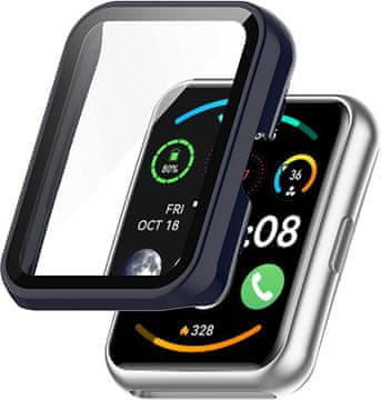 GS Futrola s ugrađenim staklom za Huawei Watch Fit 2, tamnoplava