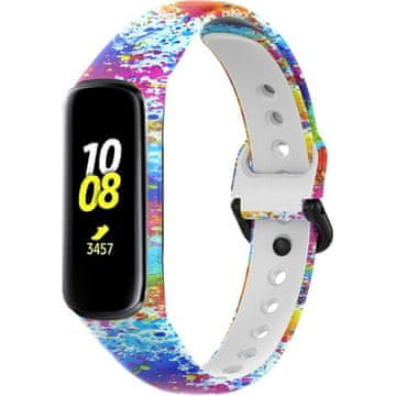 GS Silikonska remen za Samsung Galaxy Fit 2 SM-R220, šareni uzorak
