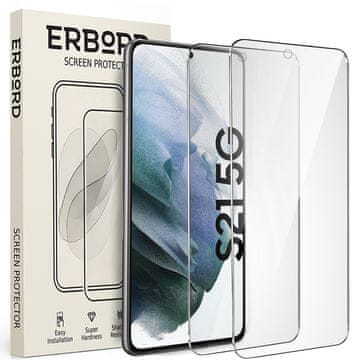 Overboard 2x Kaljeno staklo za Samsung Galaxy S21, 9H tvrdo staklo, staklo