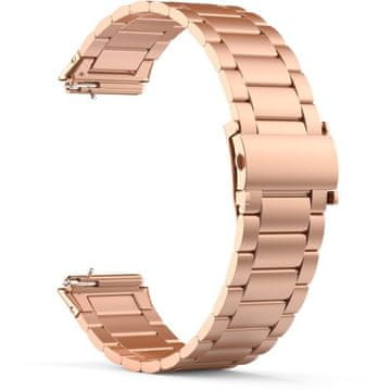 GS Čelična narukvica za Huawei Band 7, ružičasto zlatna