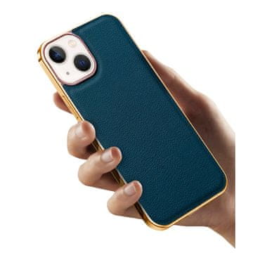 Overboard Futrola za iPhone 13, kravlja koža, zelena