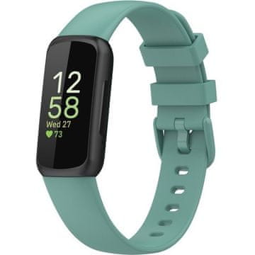 GS Silikonski remen za Fitbit Inspire 3, zeleni