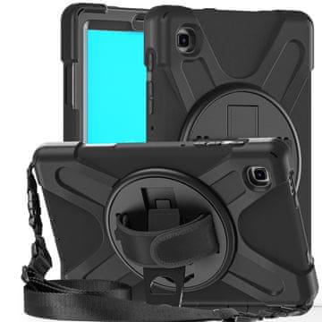 GS Futrola za Samsung Galaxy Tab A7 Lite 8.7 T220 / T225, oklopna zaštita, crna