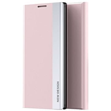 GS Preklopna futrola za Xiaomi Redmi Note 9S/9 Pro/9 Pro Max, bočna magnetska, ružičasto zlatna