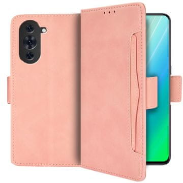 GS Preklopna futrola za Huawei Nova 10 4G, utor za karticu, ružičasta