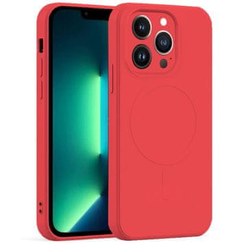 GS Silikonska Mag Cover maskica za iPhone 13 Pro Max, crvena
