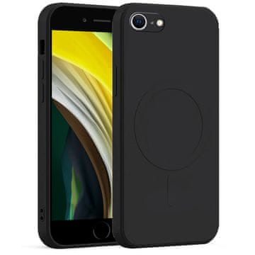 GS Silikonska zaštitna maska za iPhone 7/8/SE 2020/SE 2022, crna