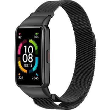 GS Milanski remenčić za Huawei Band 6, crni