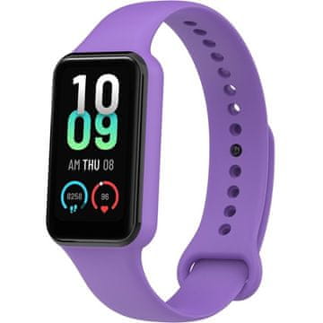 GS Silikonski remen za Xiaomi Amazfit Band 7, ljubičasti