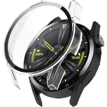 GS 2u1 futrola + kaljeno staklo za Huawei Watch GT 3 46 mm, prozirna