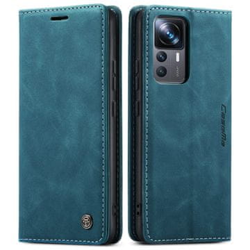 CaseMe futrola za Xiaomi 12T / 12T Pro, kožna futrola-novčanik, tirkizna
