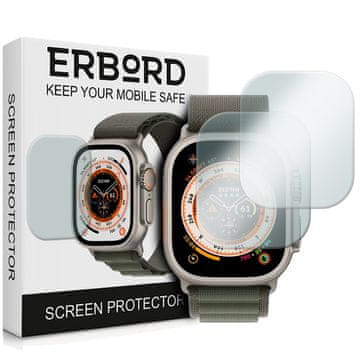 Overboard 2x kaljeno staklo za Apple Watch Ultra 1/2/3 49mm, staklo