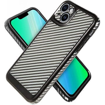 GS Tanka karbonska futrola za iPhone 14 Plus, crna
