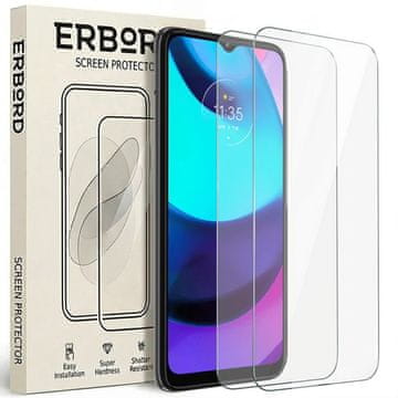 Overboard 2x Kaljeno staklo za Motorola Moto E20/E30/E40, 9H tvrdo staklo, staklo