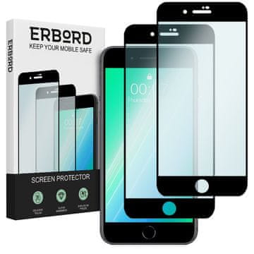 Overboard 2x kaljeno staklo za iPhone 7 Plus/8 Plus, 3D full, staklo preko cijelog zaslona