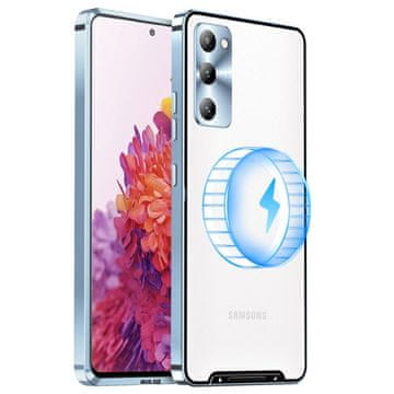GS Zaštitna futrola za kameru za Samsung Galaxy S20 FE, CamShield MagSafe, prozirna/plava