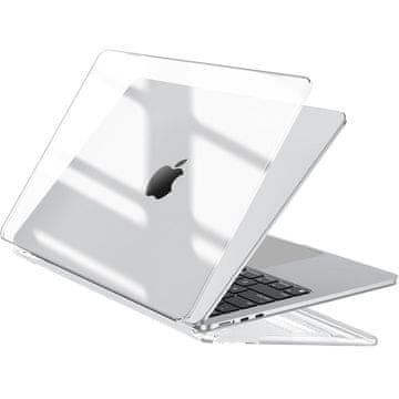 GS Zaštitna futrola za Macbook Air 13 (A2681) 2022 / Macbook Air 13 M3 (A3113) 2024 / M4 2025, tvrda ljuska, prozirna