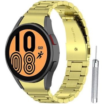 GS Narukvica za Samsung Galaxy Watch 4/5/6/7/FE 40/42/43/44/45/46/47mm, zlatna