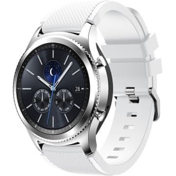 GS Univerzalni silikonski remen 22 mm, bijeli