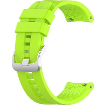 GS Univerzalni silikonski remen 22 mm, zeleni