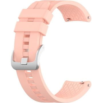 GS Univerzalni silikonski remen 22 mm, ružičaste boje